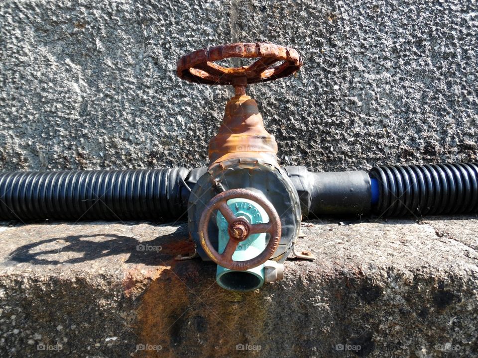 water valve Penzance harbor