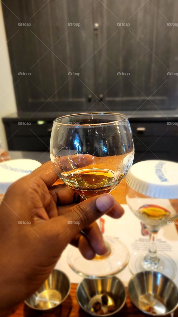 Hand With Wine Glass