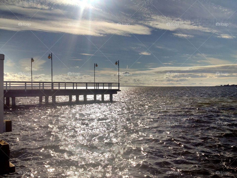 poland sea bay pier by xhdpit