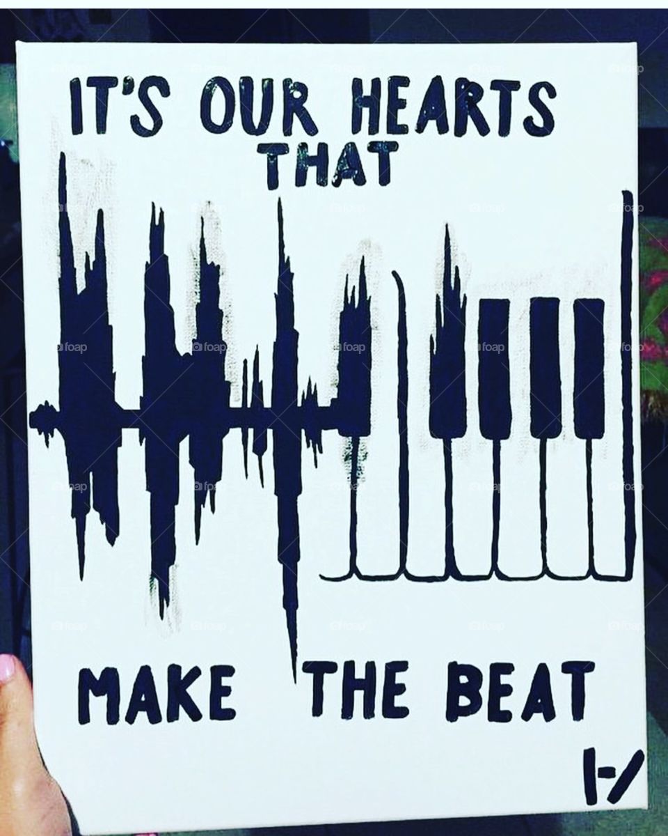 Our hearts beats everyday. When we listen to music, it becomes relaxing to us. The piano is frequencies that we hear everyday from the universe. 