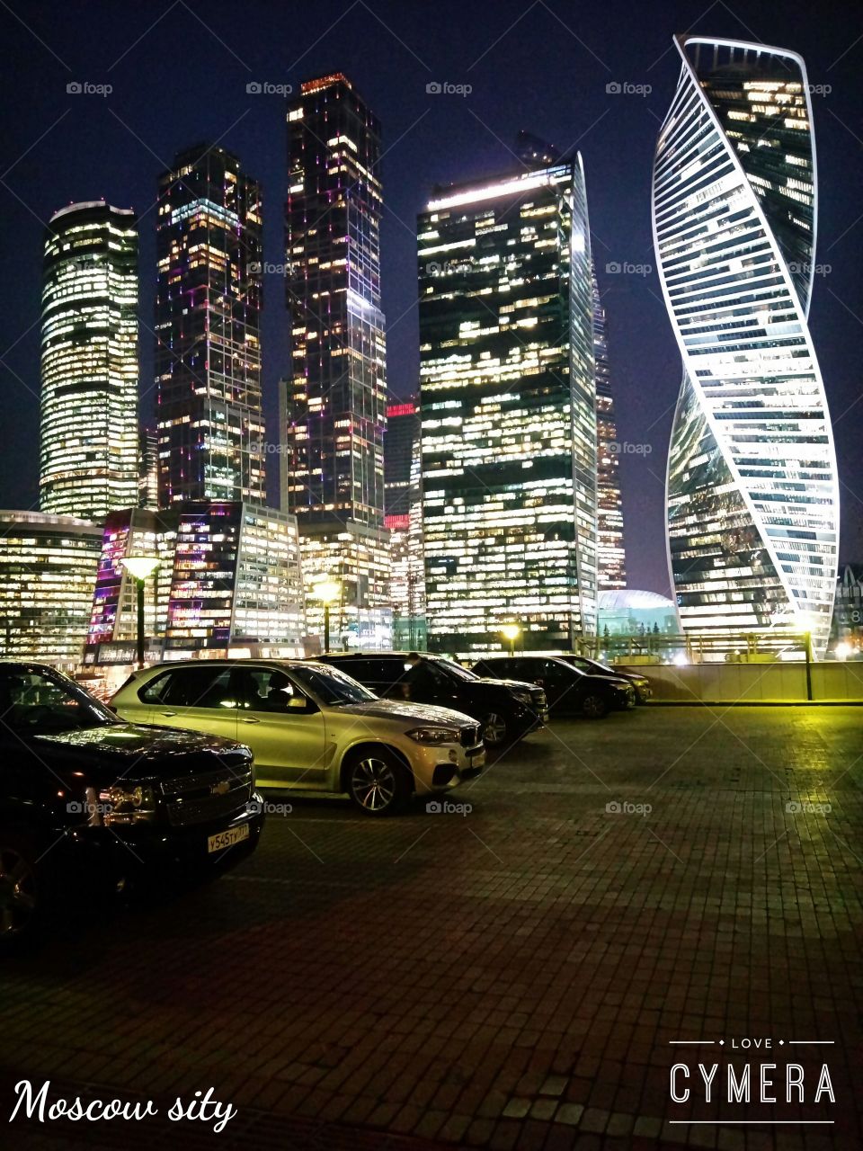 Moscow sity ночной город