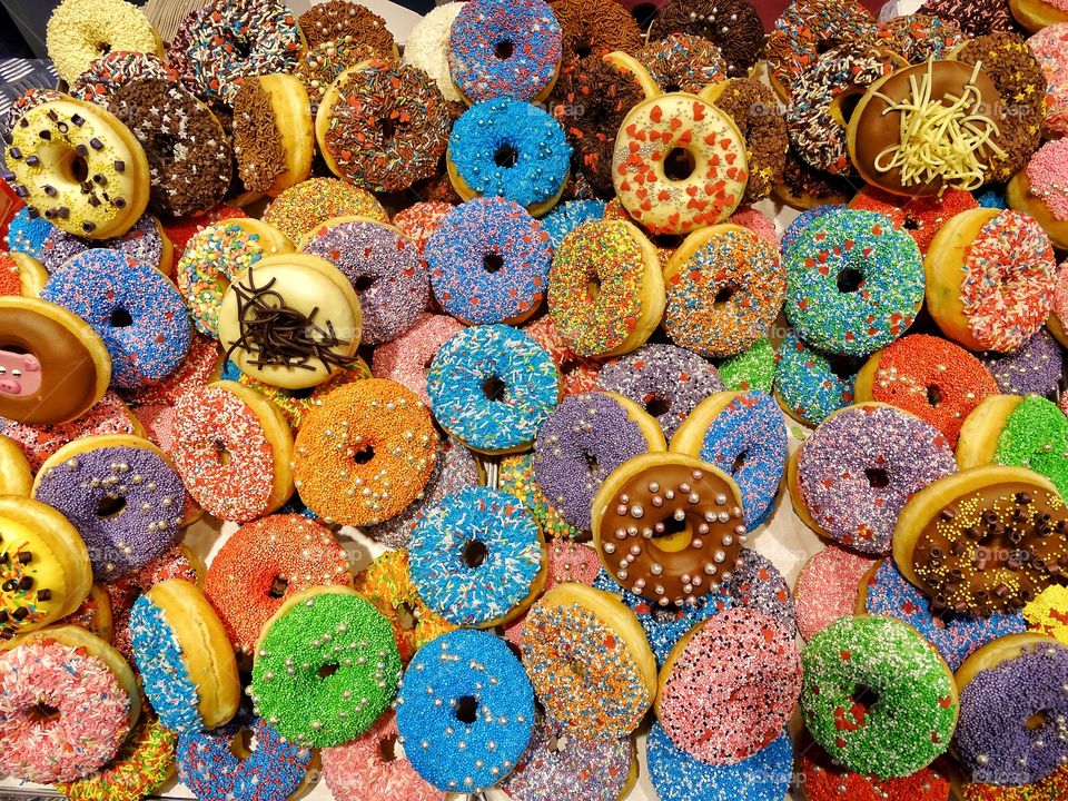 Colorful donuts