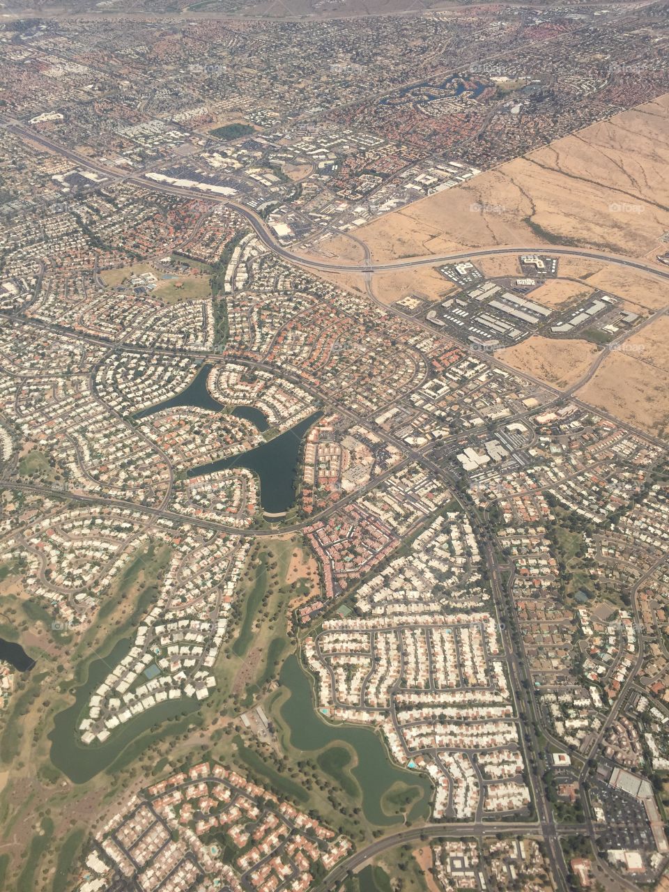 Aerial view of Arizona 