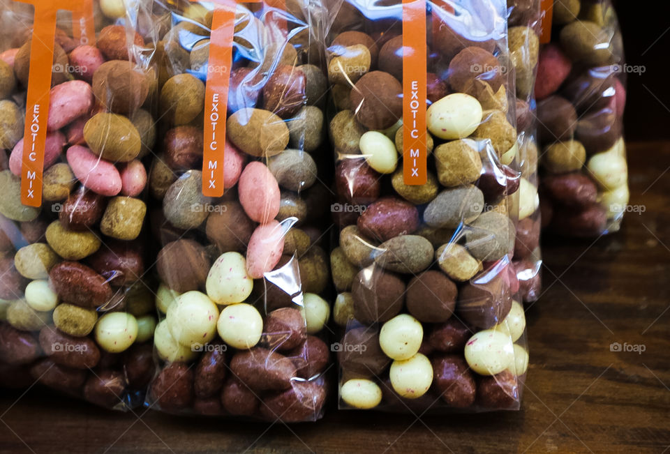 Nuts as candy