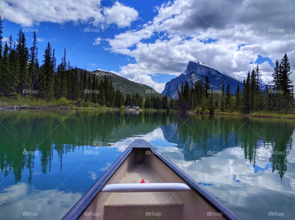 Canoeing in Banff National Park
