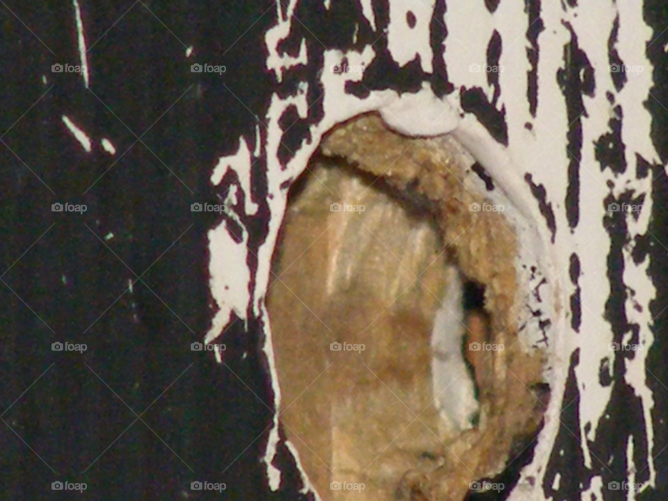 door detailed hole close up by kedwardson11