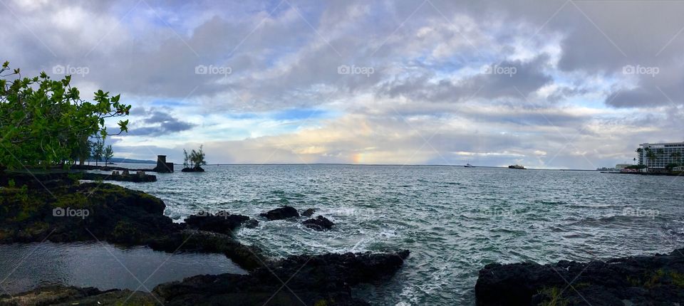 Panoramic on Hilo Bay