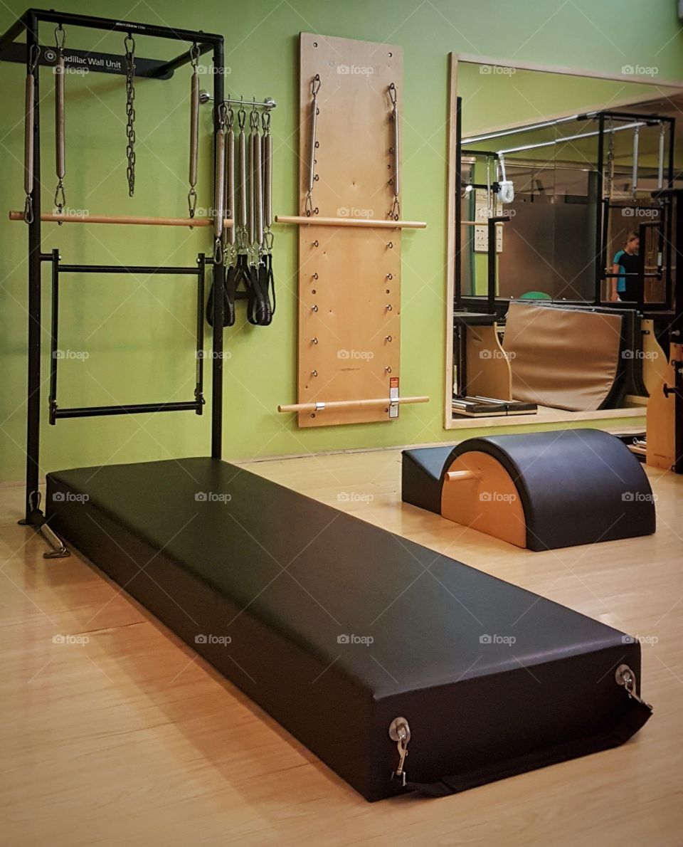 pilates equipment and stu