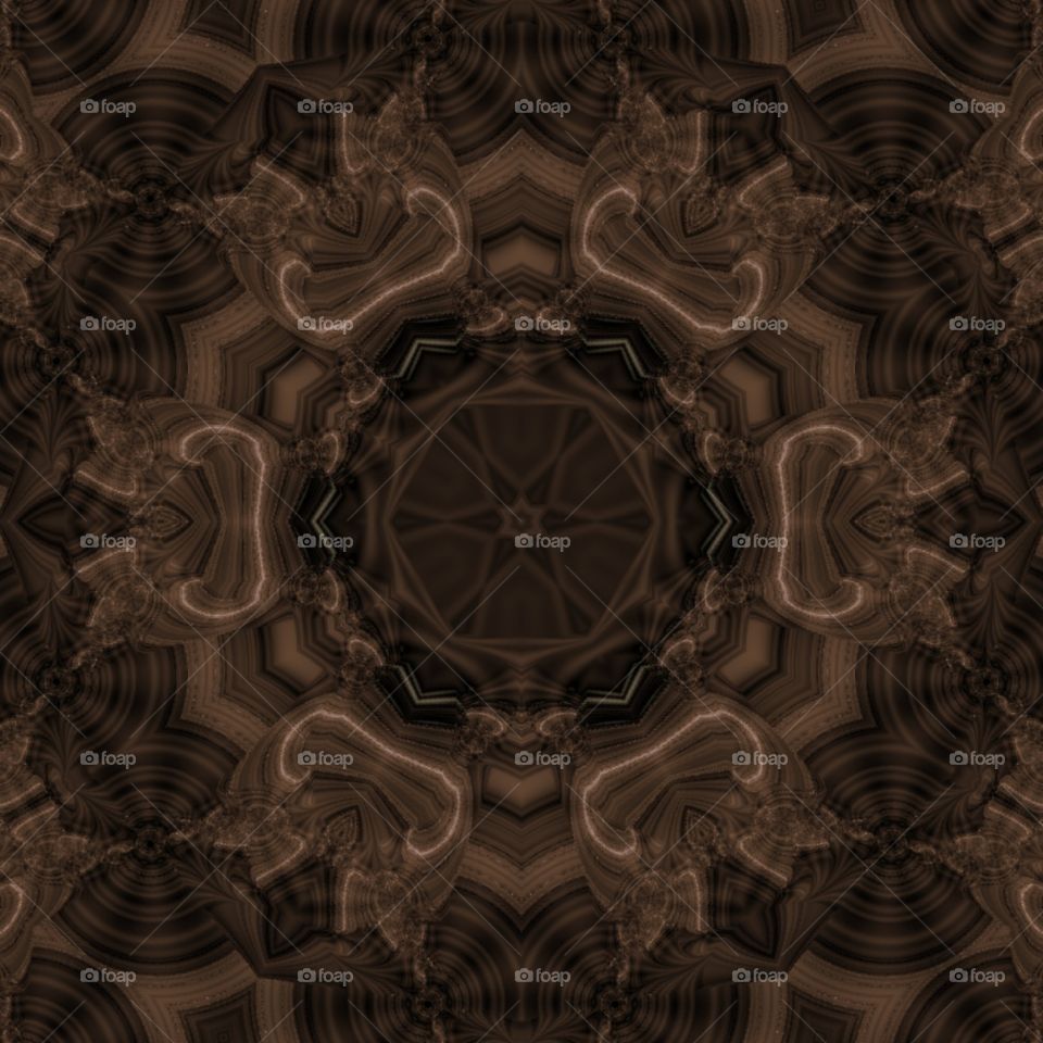 tree trunk fractal kaleidoscope