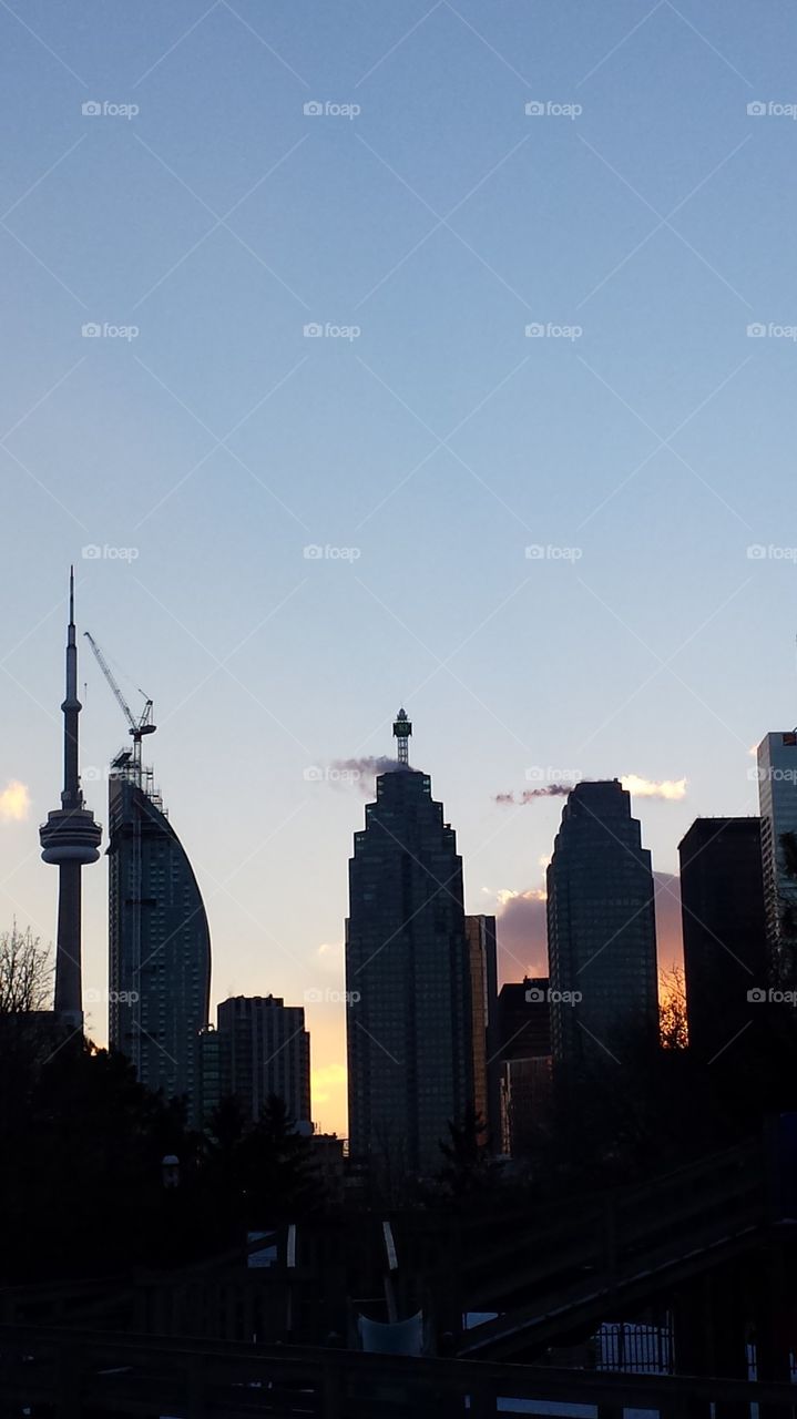Toronto sunset