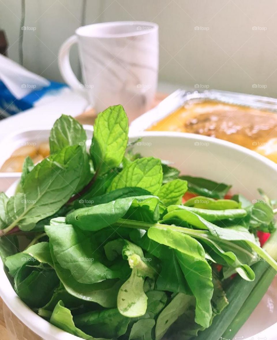 A healthy, nutritious lunch