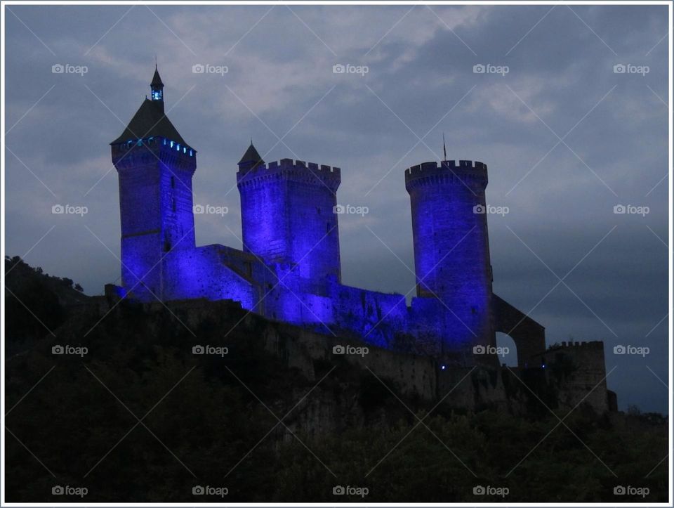 château de Foix a Noel