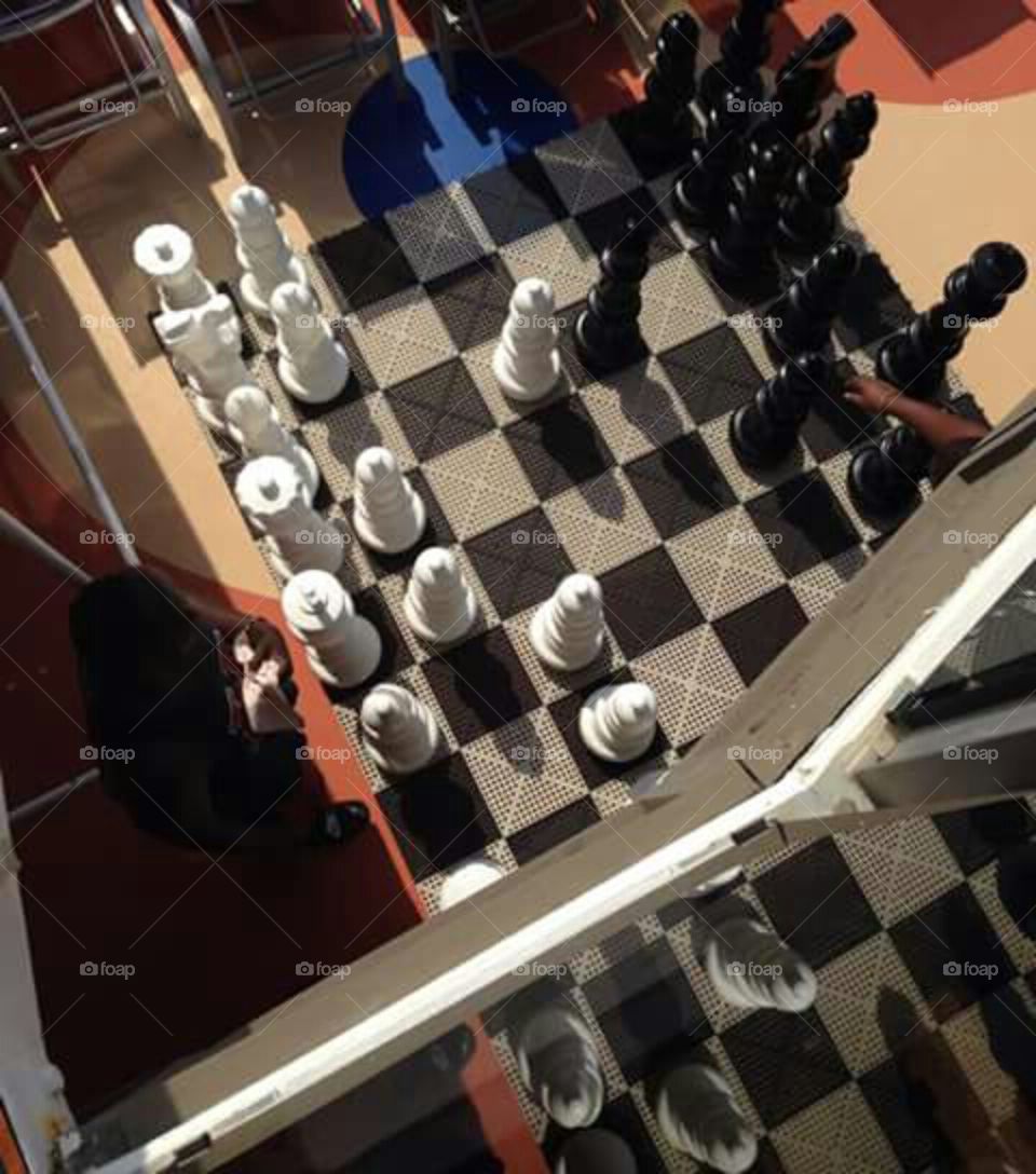 Giant chessboard