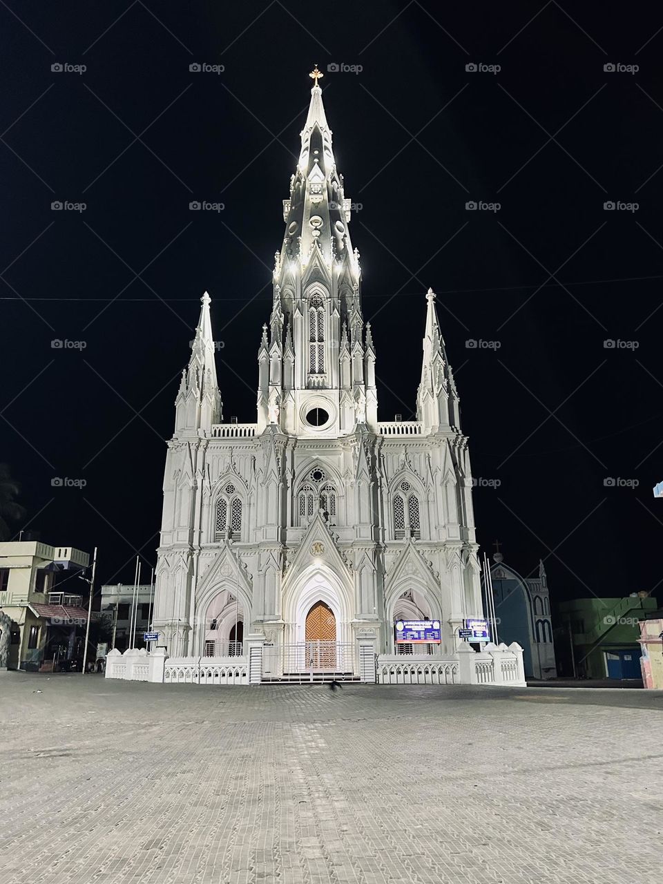 Architecture photography - Kanniyakumari church 