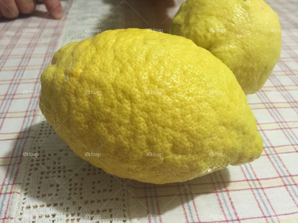 Natural grown lemon in Greece
