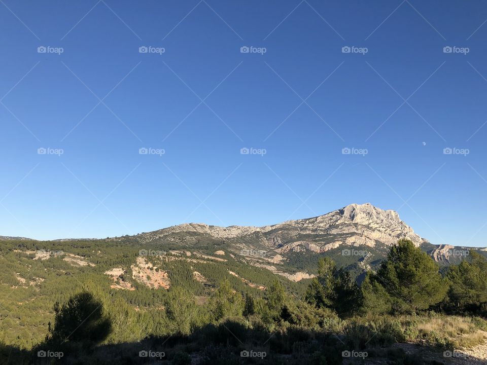 Sunrise mountain view