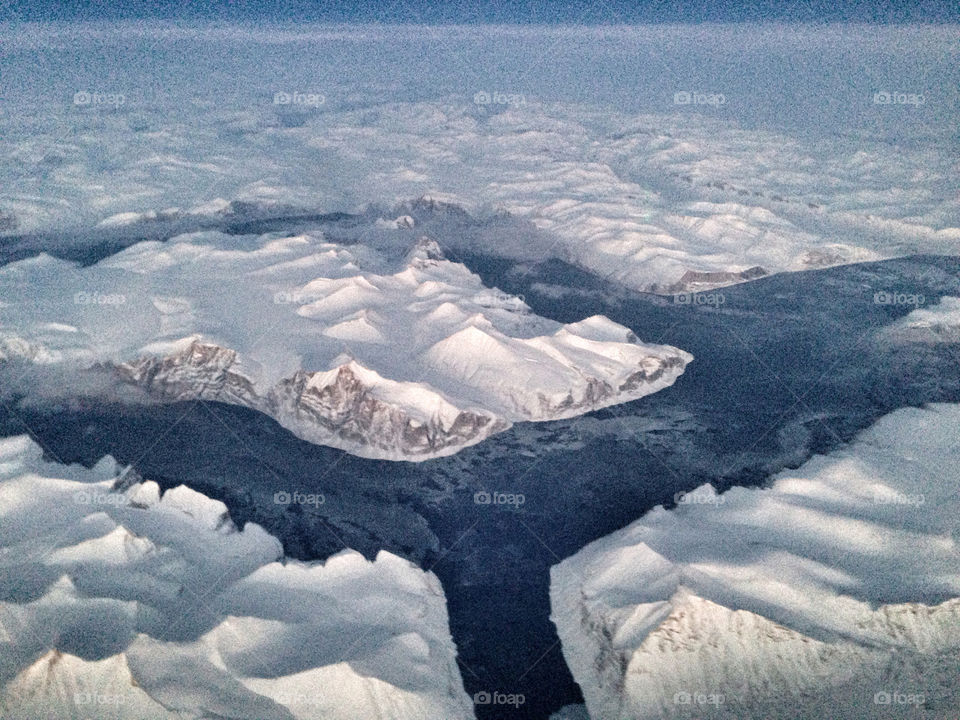 snow ice mountains labrador by p51