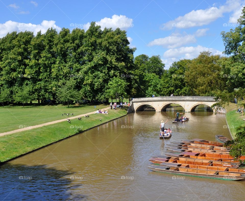 punting in Cambridge