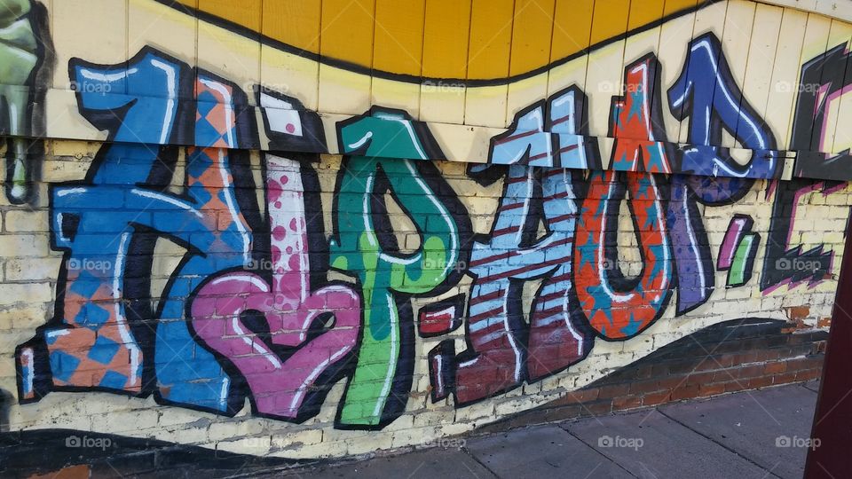 Graffiti, Vandalism, Wall, Spray, Street