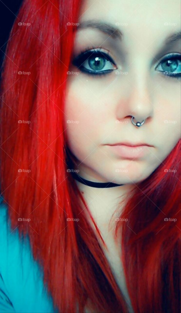 My red hair.