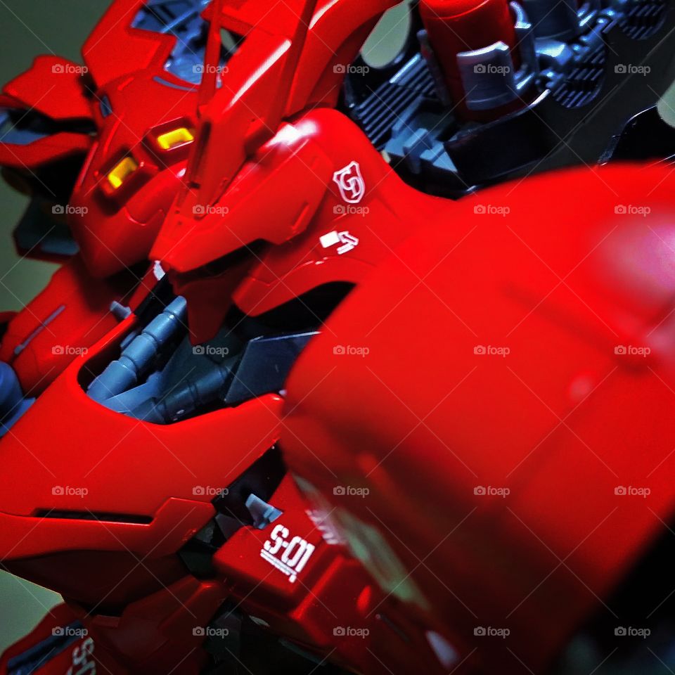 Gunpla. MG 1/100 grade gunpla Sazabi.