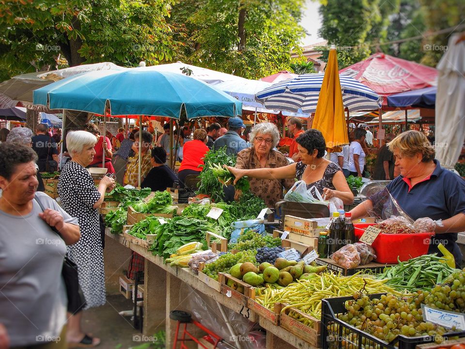 Pula Croatia - Market 