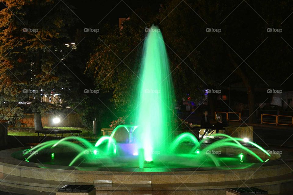 Awesome illuminated fountains