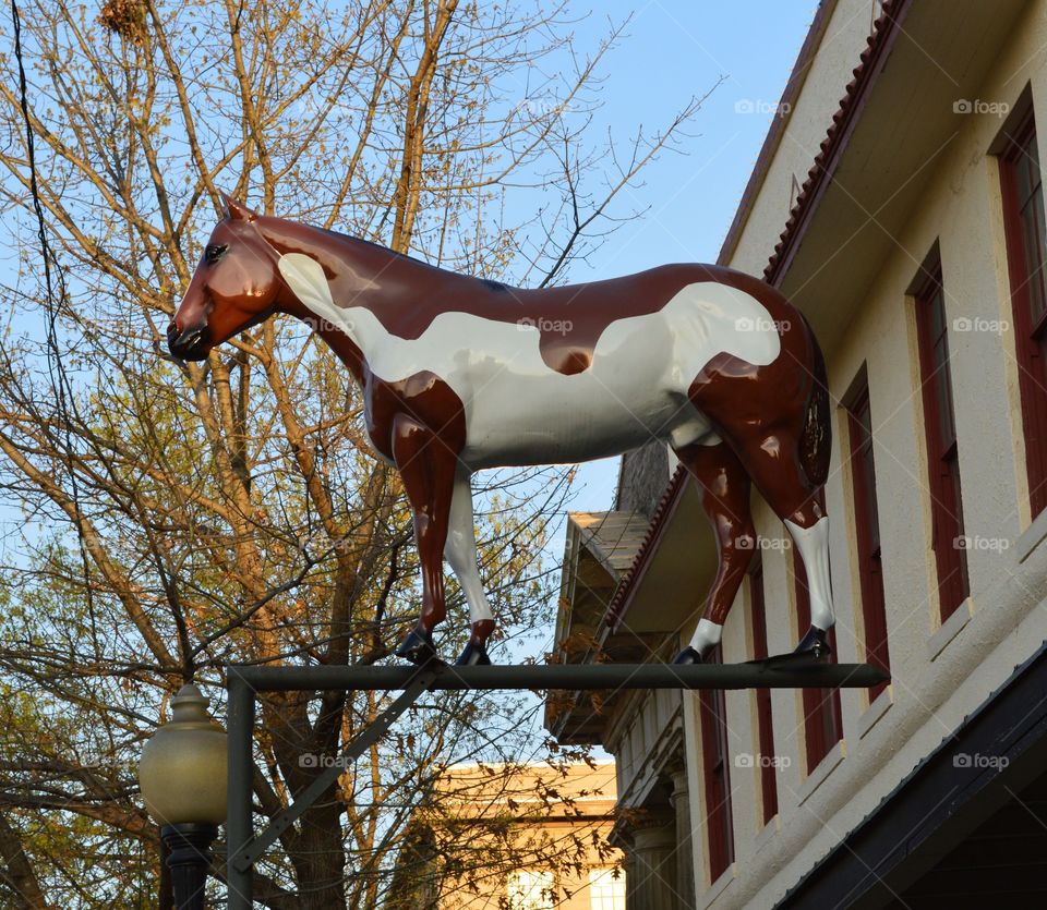 Western store sign. 