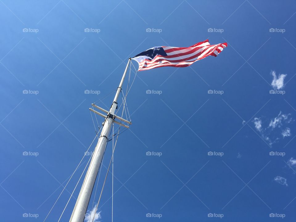 Wind, Sky, No Person, Blue Sky, Freedom