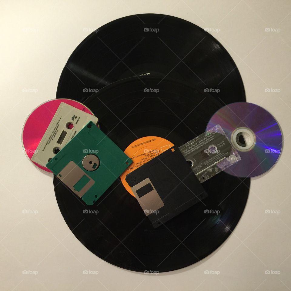 My old cassettes and vinyls