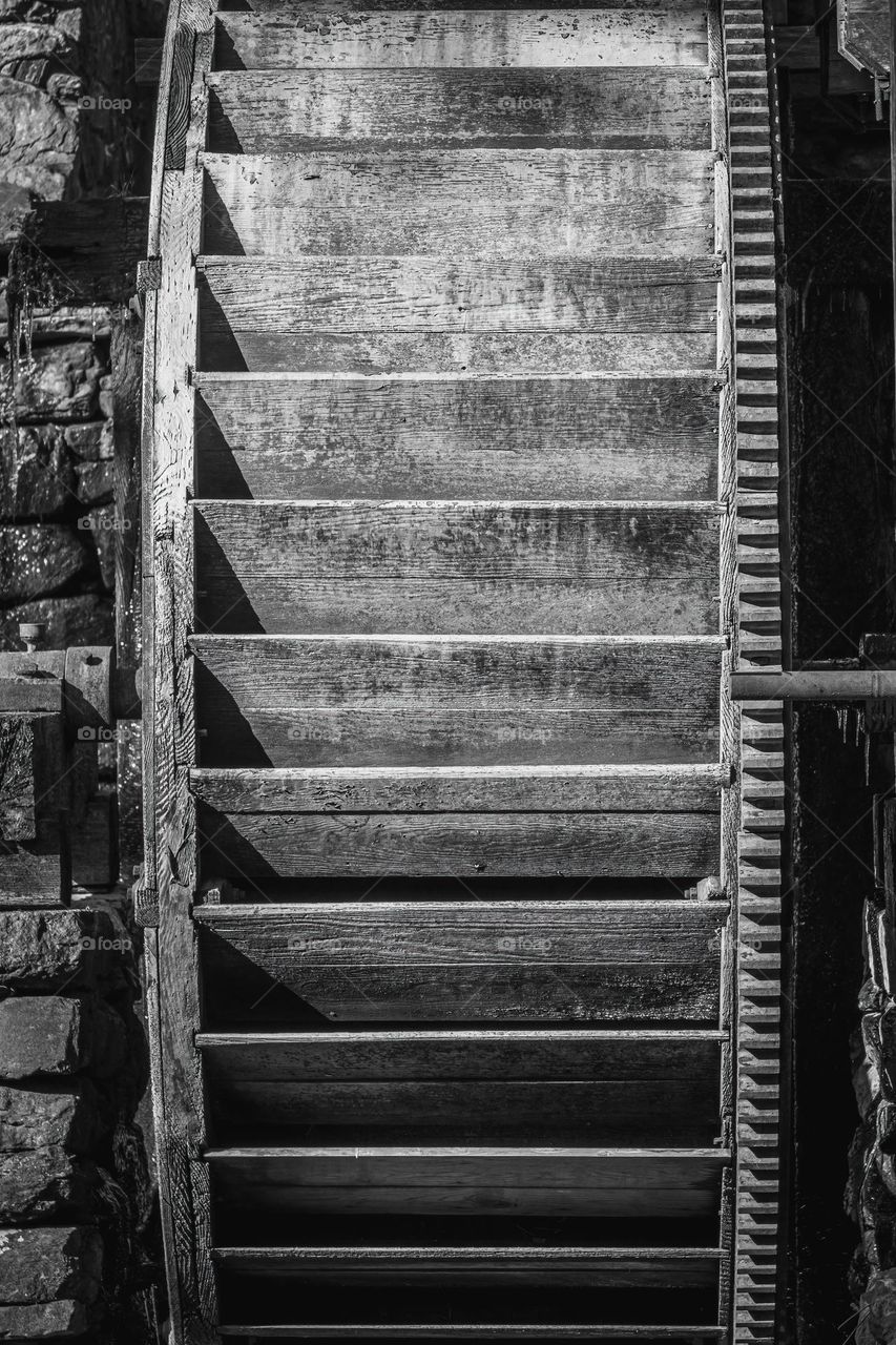 The only operational gristmill left in Wake County, North Caroline, Historic Yates Mill. 
