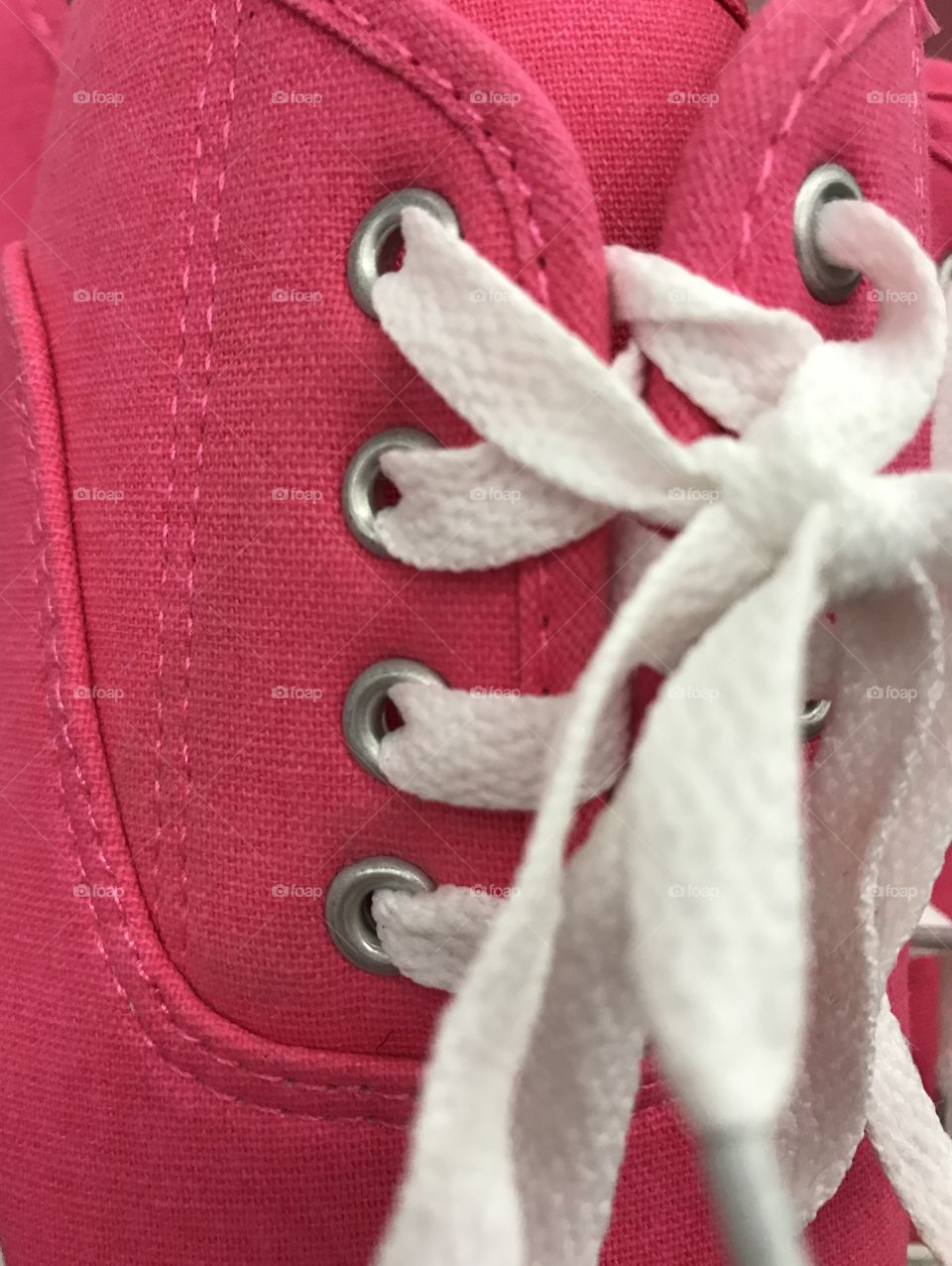 Close-Up Pink Sneakers