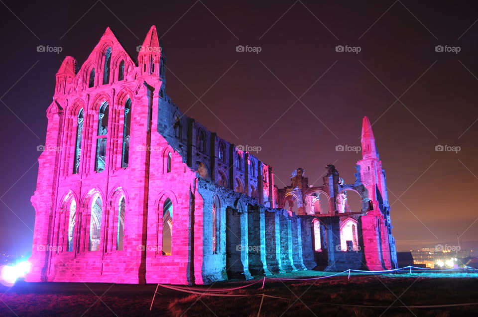 Whitby Illuminated Abbey