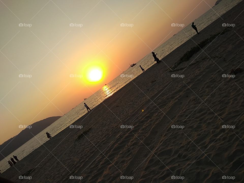 beach, sun set, sun rise, pease, rise ,sand