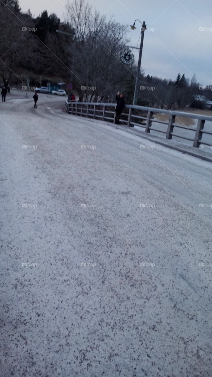 The bridge in Porvoo, Finland