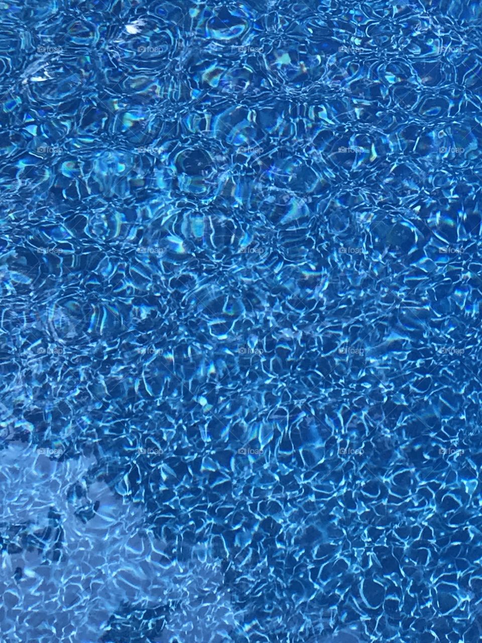 Textured blue pool summer