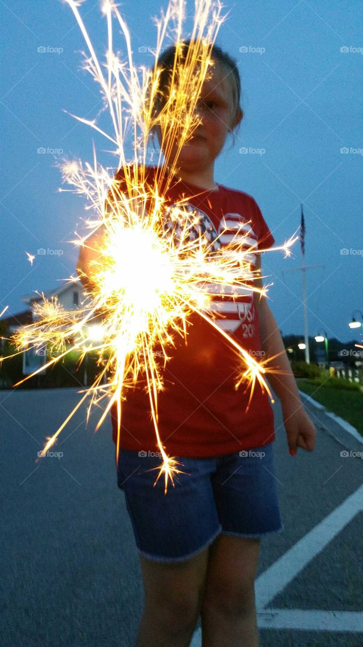 4th of July. Sparkler Safety during July 4th 2015