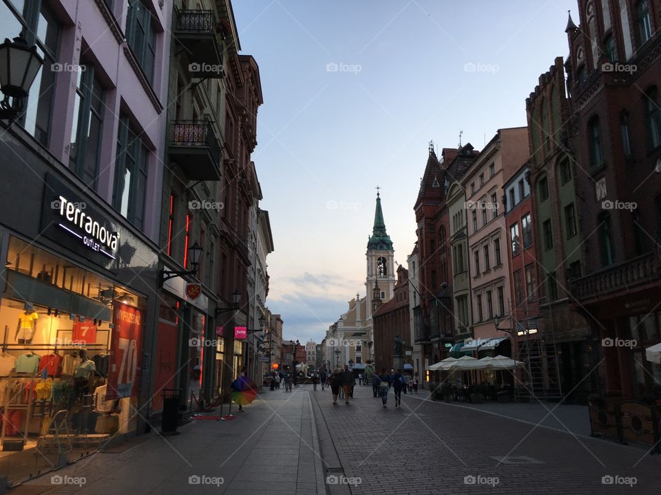 Evening in Torun