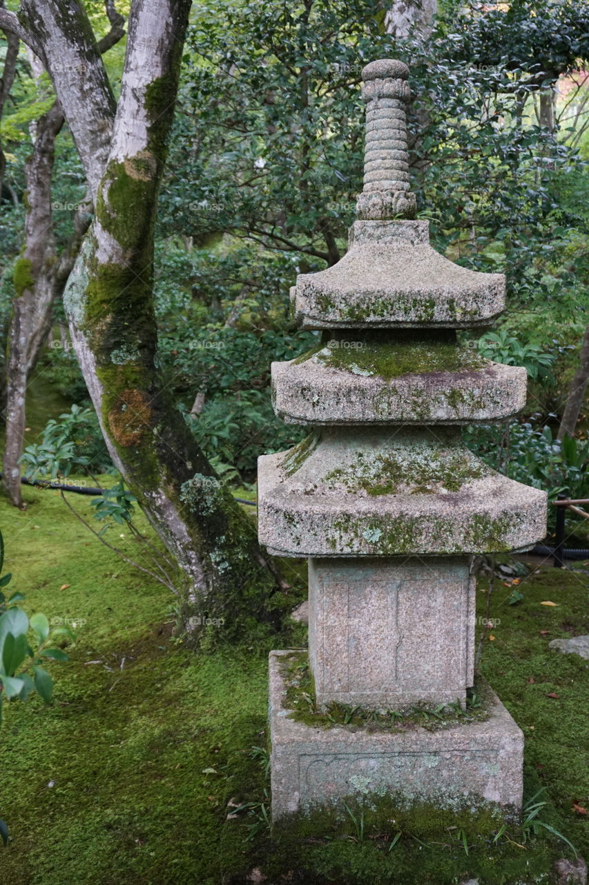 Stone temple shrine