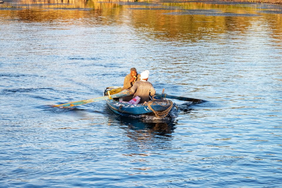 Sailing in The Nile river