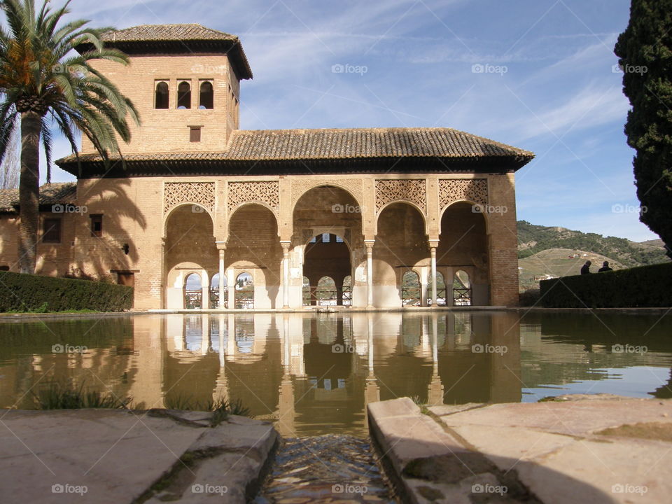 Portico and Pool in the Alta Alhambra