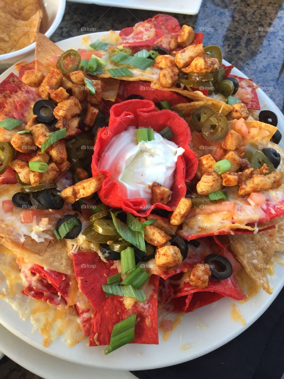 Chicken nachos