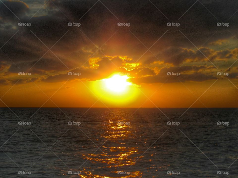 Sunset over the Atlantic Series