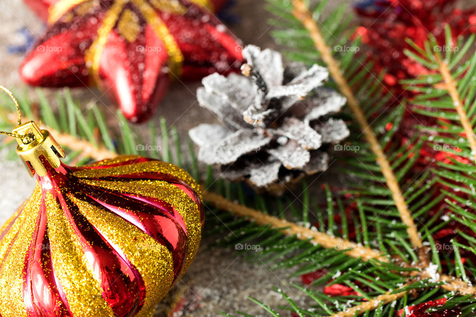Christmas baubles for tree decoration