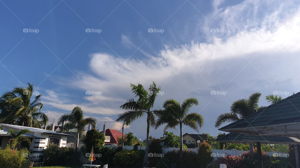Wolkenformationen auf den Philippinen