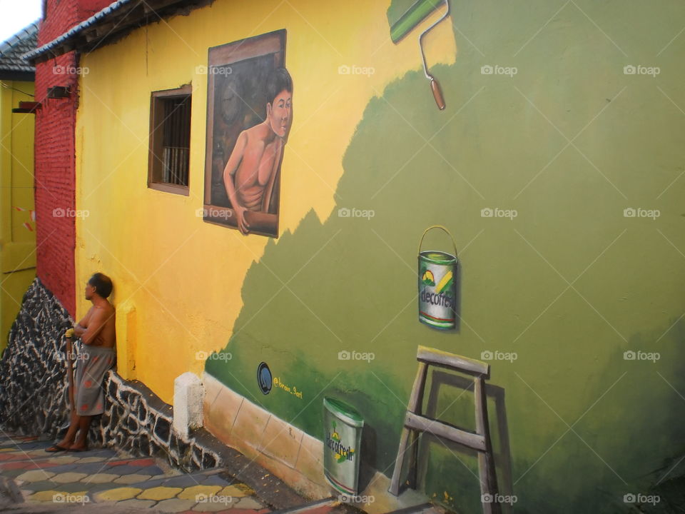 Painting ( Jodipan Colour Village ) 2016