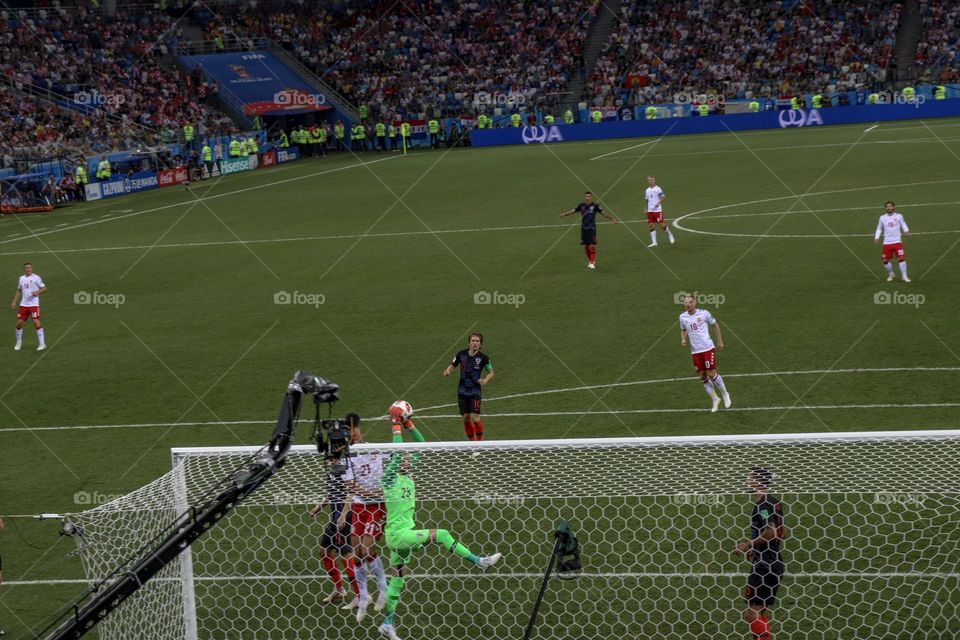 FIFA 2018 match Croatia-Denmark 