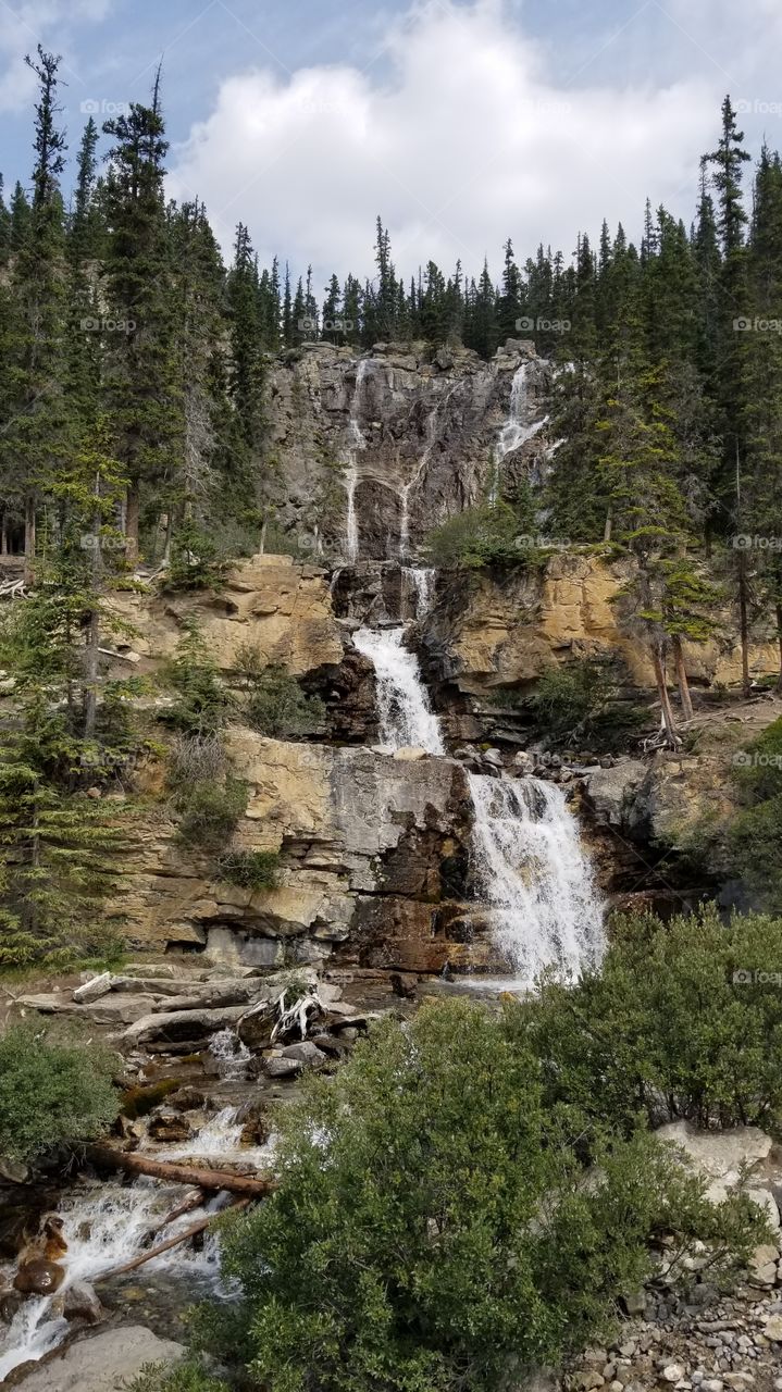 A multi waterfall is so relaxing