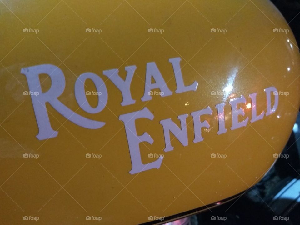 Royal Enfield tank