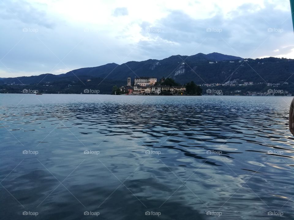 Lago D'Orta, Isola San Giulio, Piemonte, Italy